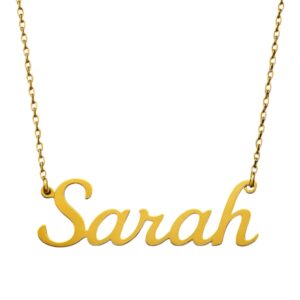 Gold Plated Name Necklace